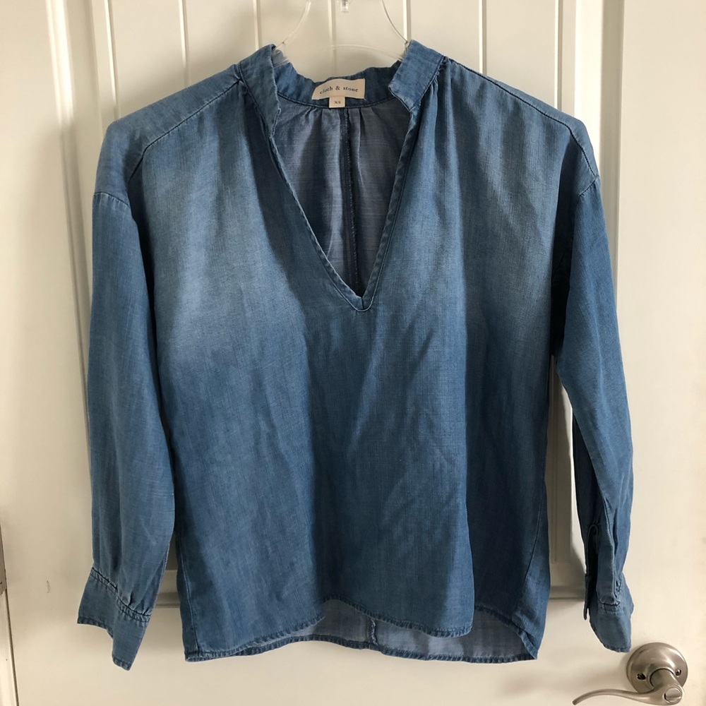 Cloth & Stone chambray top